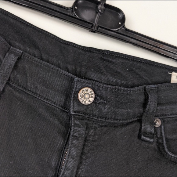 Rag & bone black stretchy denim shorts - Picture 6 of 8